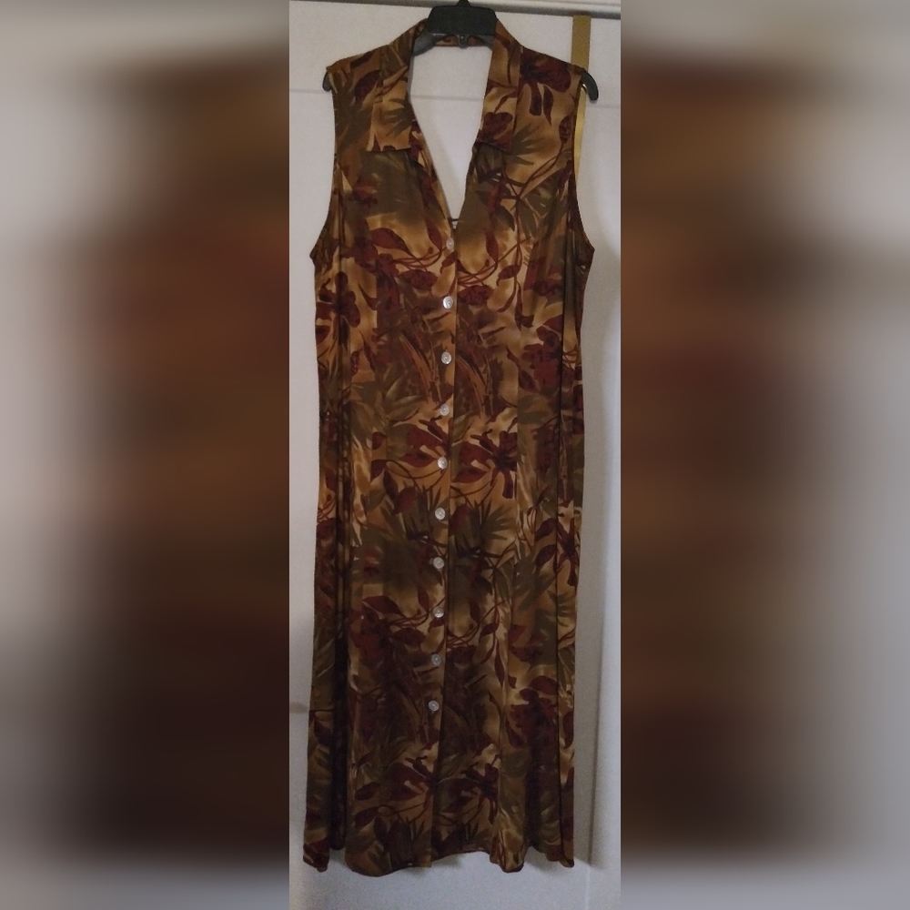 California Krush Brown Summer dress Size 2x